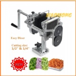 commercial manual aluminum easy Dicer Two Way Vegetable Cutter Cuber machine